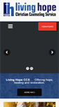 Mobile Screenshot of livinghopeccs.org